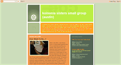 Desktop Screenshot of koinoniaaustinsisters.blogspot.com