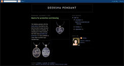 Desktop Screenshot of deekshapendant.blogspot.com