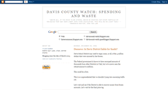 Desktop Screenshot of daviscountywatch-waste.blogspot.com