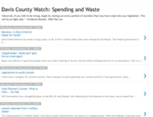 Tablet Screenshot of daviscountywatch-waste.blogspot.com