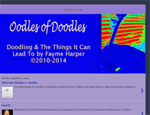 Tablet Screenshot of doodles-of-oodles.blogspot.com