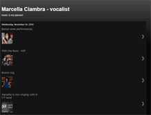 Tablet Screenshot of marcellaciambra.blogspot.com