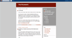 Desktop Screenshot of picometric.blogspot.com