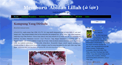 Desktop Screenshot of memburu-abid.blogspot.com