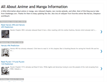 Tablet Screenshot of animemanga-chapter.blogspot.com