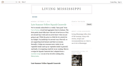 Desktop Screenshot of livingmississippi.blogspot.com