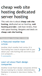 Mobile Screenshot of cheap-web-site-hosting-7.blogspot.com