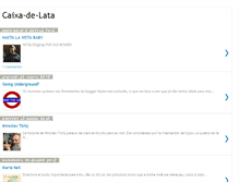 Tablet Screenshot of caixadelata.blogspot.com
