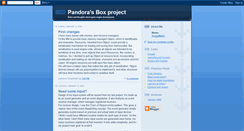 Desktop Screenshot of pandoraboxproject.blogspot.com