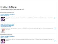Tablet Screenshot of healthylifedigest.blogspot.com
