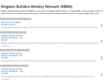 Tablet Screenshot of kbministrynetwork.blogspot.com