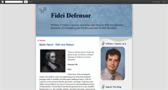 Desktop Screenshot of fidei-defensor.blogspot.com