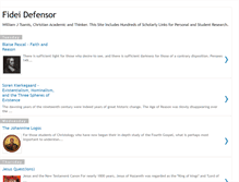 Tablet Screenshot of fidei-defensor.blogspot.com