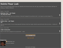 Tablet Screenshot of koleksipasarloak.blogspot.com