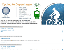 Tablet Screenshot of cyclingtocopenhagen.blogspot.com