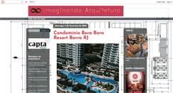 Desktop Screenshot of imaginandoarquitetura.blogspot.com