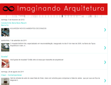 Tablet Screenshot of imaginandoarquitetura.blogspot.com