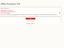 Tablet Screenshot of officefurnitureinuk.blogspot.com