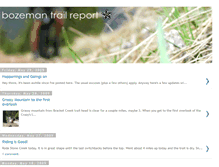 Tablet Screenshot of bozemantrailreport.blogspot.com