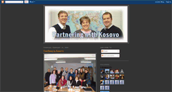 Desktop Screenshot of partneringwithkosovo.blogspot.com