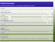 Tablet Screenshot of italiandownloadnews.blogspot.com