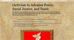 Desktop Screenshot of humanrightssocialjusticepeace.blogspot.com