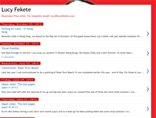 Tablet Screenshot of lucyfekete.blogspot.com