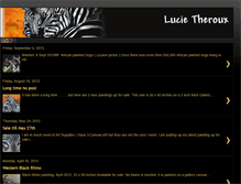 Tablet Screenshot of lucietheroux.blogspot.com