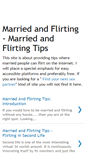 Mobile Screenshot of marriedandflirtingtips.blogspot.com