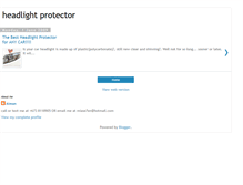 Tablet Screenshot of headlightprotector.blogspot.com