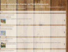 Tablet Screenshot of maaseuturahoitustutuksi.blogspot.com