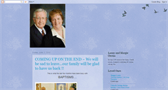 Desktop Screenshot of lannyandmargie.blogspot.com