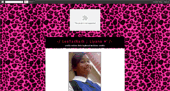 Desktop Screenshot of liyanaaa-yourh-gerl.blogspot.com