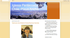 Desktop Screenshot of iglesiapentecostaldechileplayaancha.blogspot.com