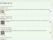 Tablet Screenshot of eltallerdeisi.blogspot.com