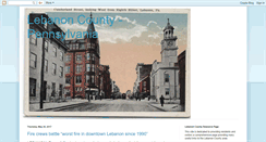 Desktop Screenshot of lebanoncounty.blogspot.com