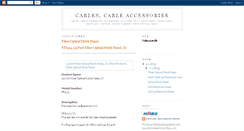 Desktop Screenshot of cableaccessories.blogspot.com