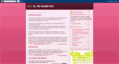 Desktop Screenshot of elpiediabeticoeue.blogspot.com