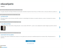 Tablet Screenshot of educaelpatio.blogspot.com