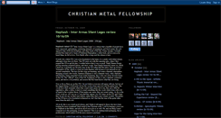 Desktop Screenshot of christianmetalfellowship.blogspot.com