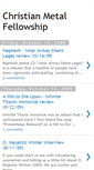 Mobile Screenshot of christianmetalfellowship.blogspot.com