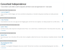 Tablet Screenshot of conceitedindependence.blogspot.com