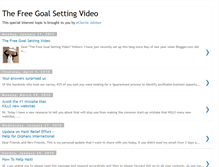 Tablet Screenshot of goal-setting-video.blogspot.com