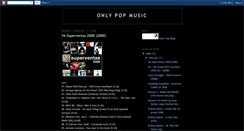 Desktop Screenshot of onlypopmusic.blogspot.com