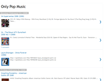 Tablet Screenshot of onlypopmusic.blogspot.com