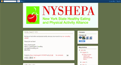 Desktop Screenshot of nyshepa.blogspot.com