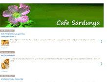 Tablet Screenshot of cafesardunya.blogspot.com