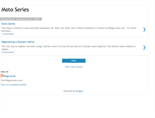 Tablet Screenshot of moto-xml.blogspot.com