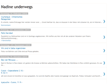 Tablet Screenshot of nadineunderwegs.blogspot.com