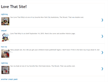 Tablet Screenshot of lovethatsite.blogspot.com